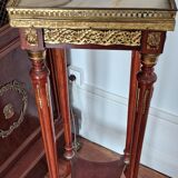 Console haute à galerie style empire