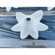3 antique opaline glass tulips