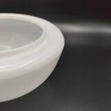 Abat-jour de remplacement en verre blanc de style vintage rétro français