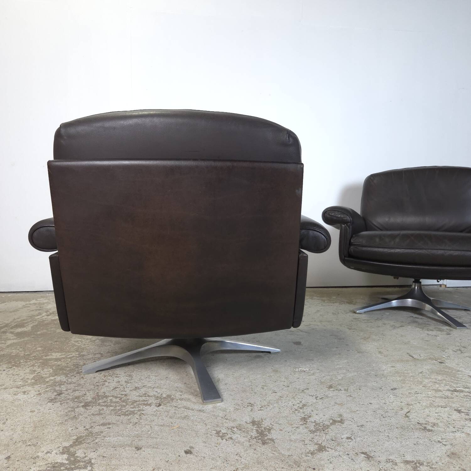 Vintage 1960s De Sede DS-31 leather lounge chair