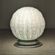 Art Deco ceiling lamp in blue opaline circa 1930
