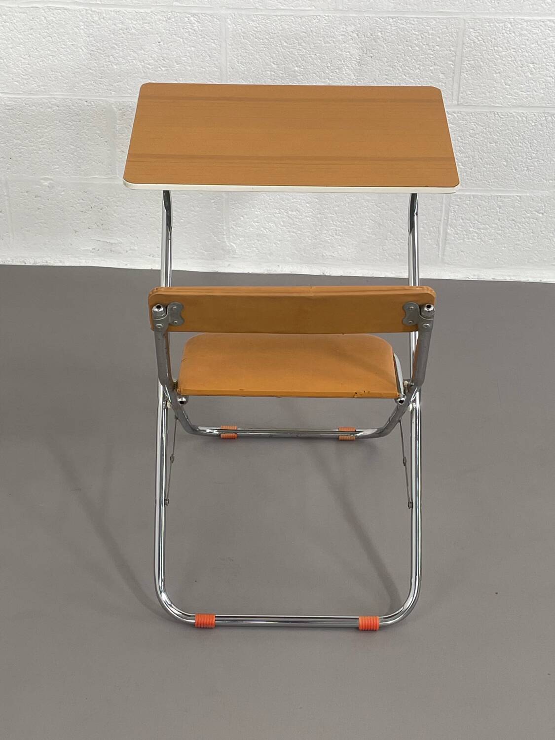 Vintage school folding desk