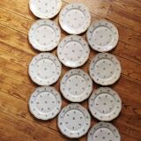 Vintage SFP porcelain dessert service