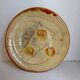 Decorated terracotta duo of dishes