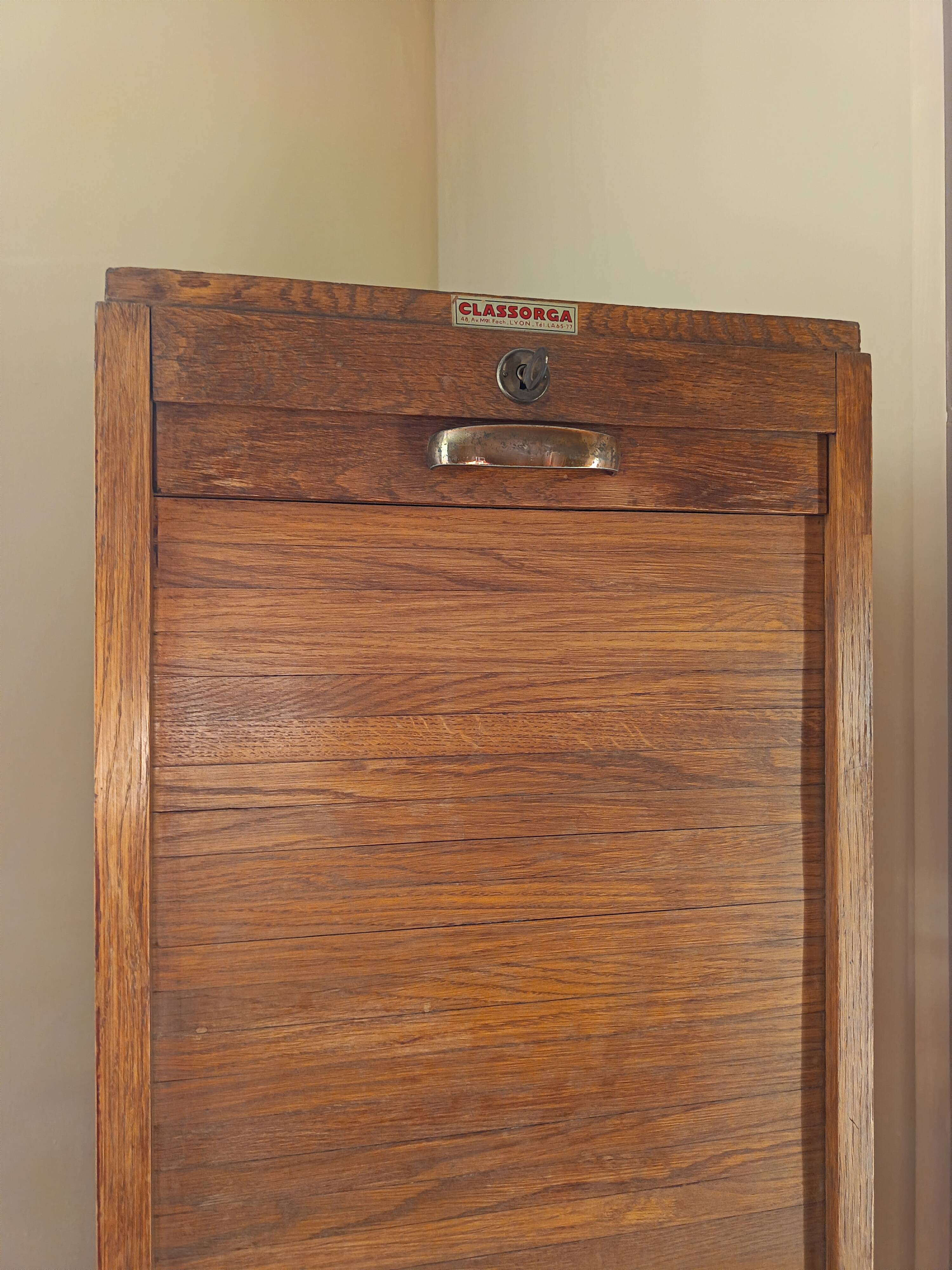 Large curtain cabinet "Classorga" early 20th century