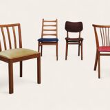 4 chaises mid century