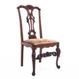 Table et chaises anciennes du 19ème siècle, Europe occidentale.