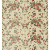 Turkish hand-knotted vintage 1970s beige carpet 157 cm x 255 cm