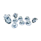 Set café bleu