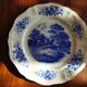 Six blue & white plates Gien, Villeroy & Boch, Sarreguemines, W.Adams (Tunstall) and K&G Luneville