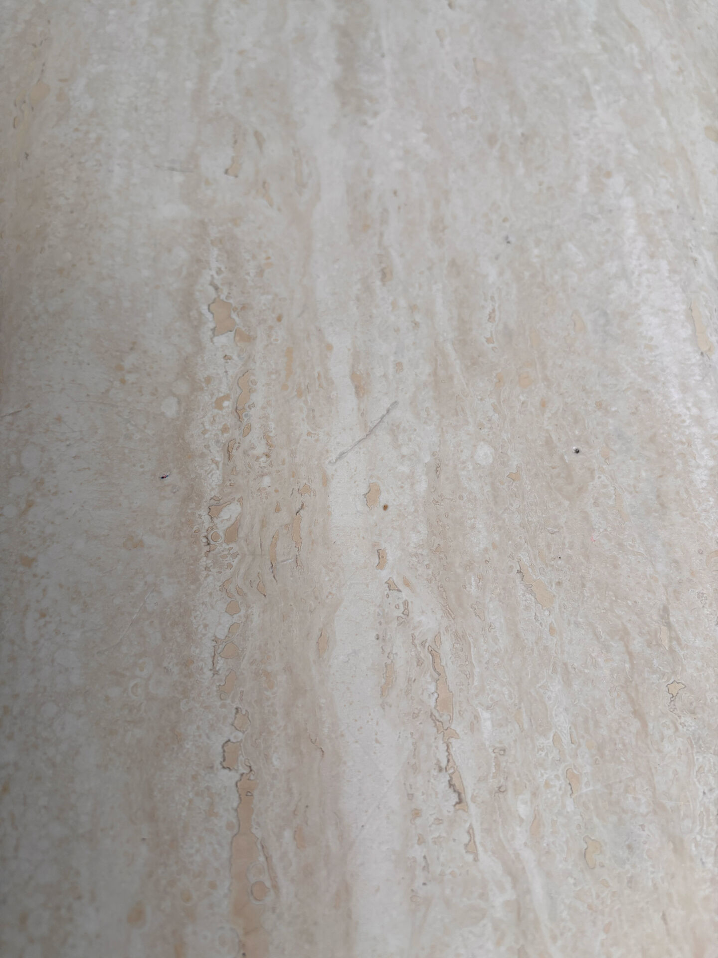 Vintage coffee table in travertine