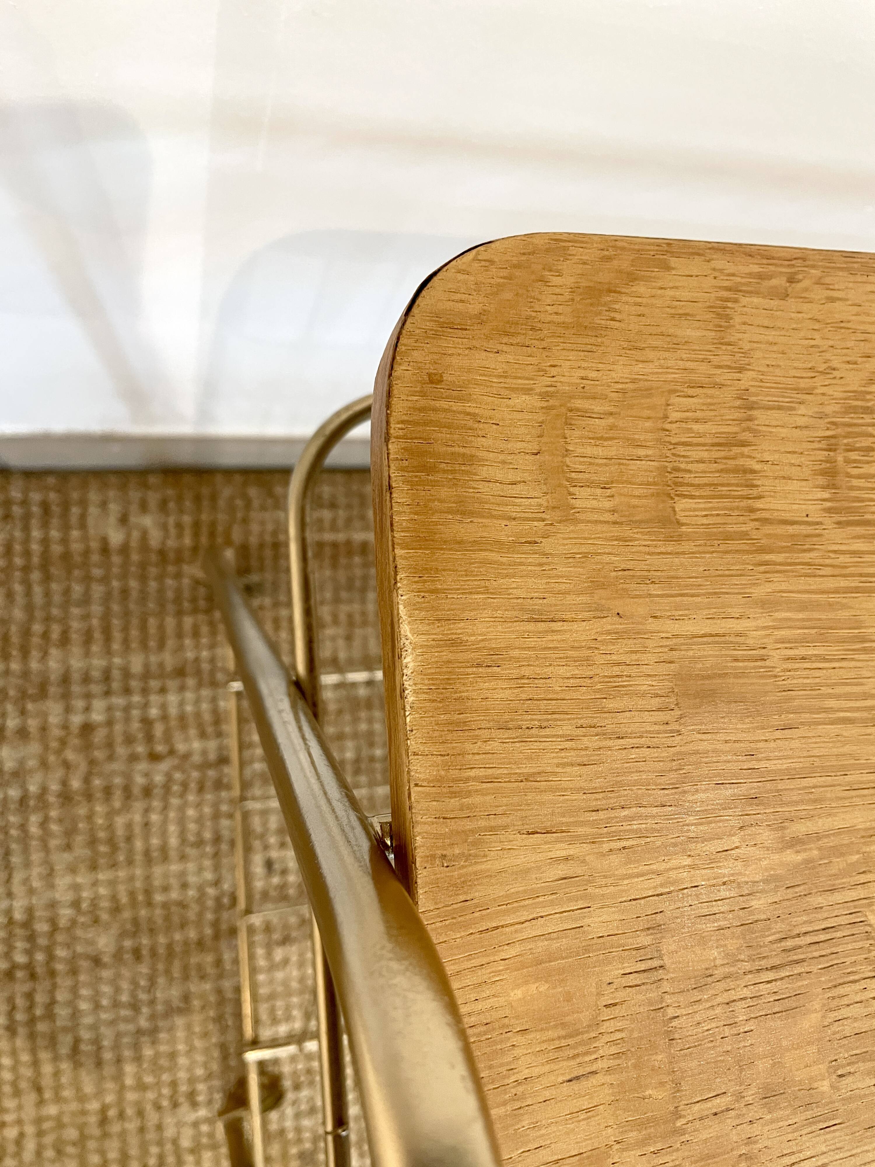 Vinyl holder side table