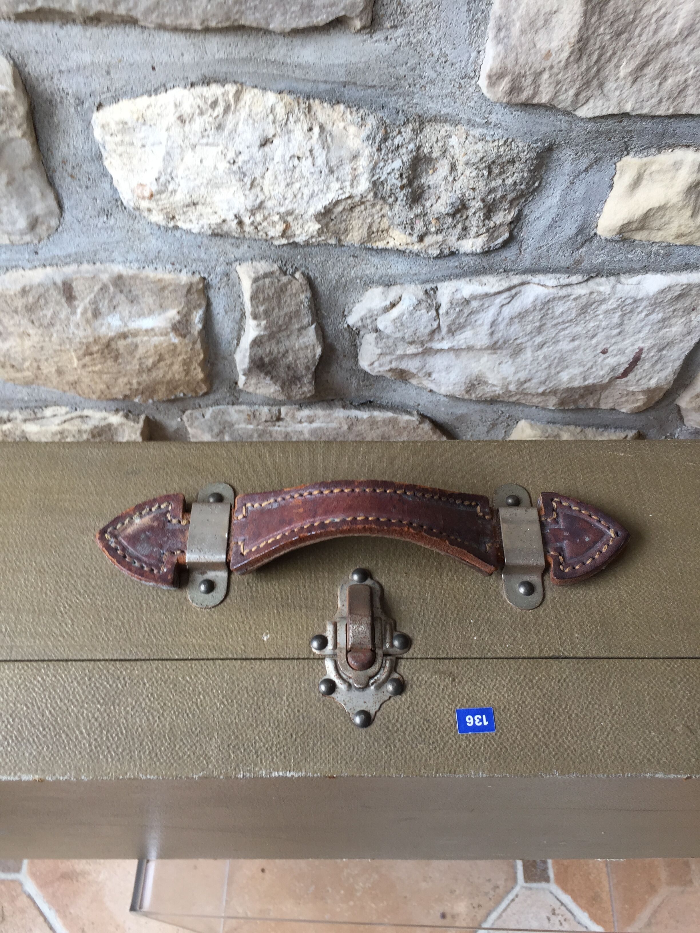 Old vintage suitcase