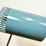 Lampe de table bleue vintage, années 1960