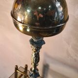 lamp, modernism, bronze, brass, metal, art nouveau 47x15 elec ok