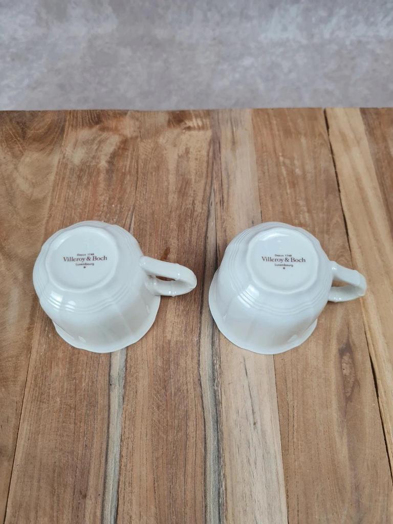 Two cups & saucers Villeroy & Boch – Manoir