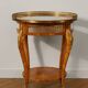 Display table in Louis XV style made of rosewood and violet wood.