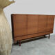 Danish vintage Scandinavian teak highboard XL