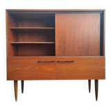 Enfilade vintage, meuble bar ancien, bibliothèque