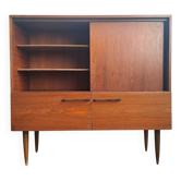 Vintage sideboard, old bar cabinet, bookcase