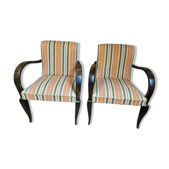 Bridge armchair pair