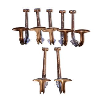 Lot de 7 patères