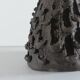 Brutalist ceramic lamp base, mid-20th century.