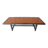 Orange tiled coffee table 1970