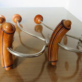 5 old large hooks art deco from the 30/40 years