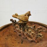 Bain d'oiseaux en fonte