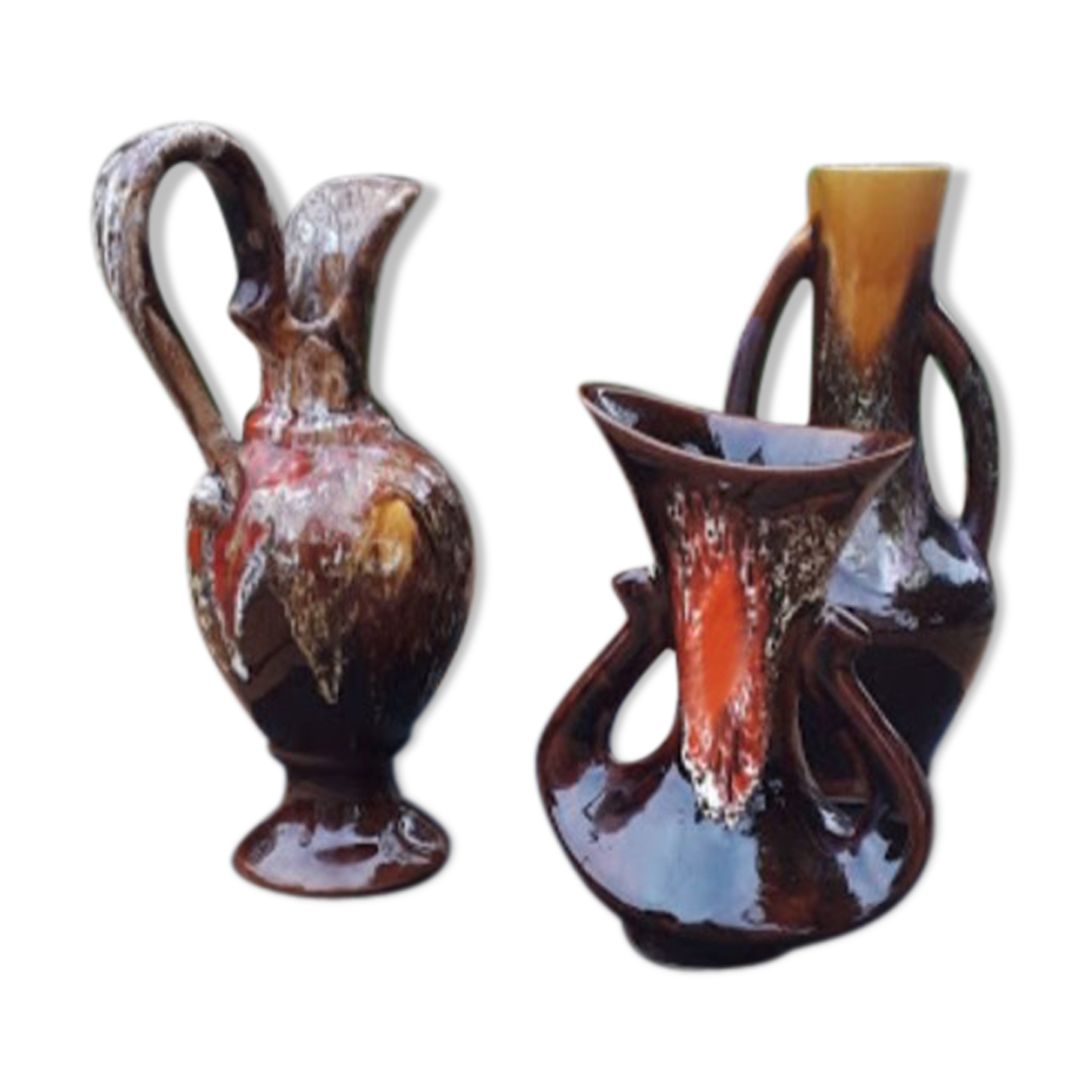 3 60's/70's vases