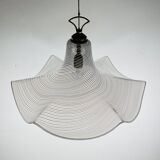 Suspended glass chandelier from Murano, Italy, 1970s.