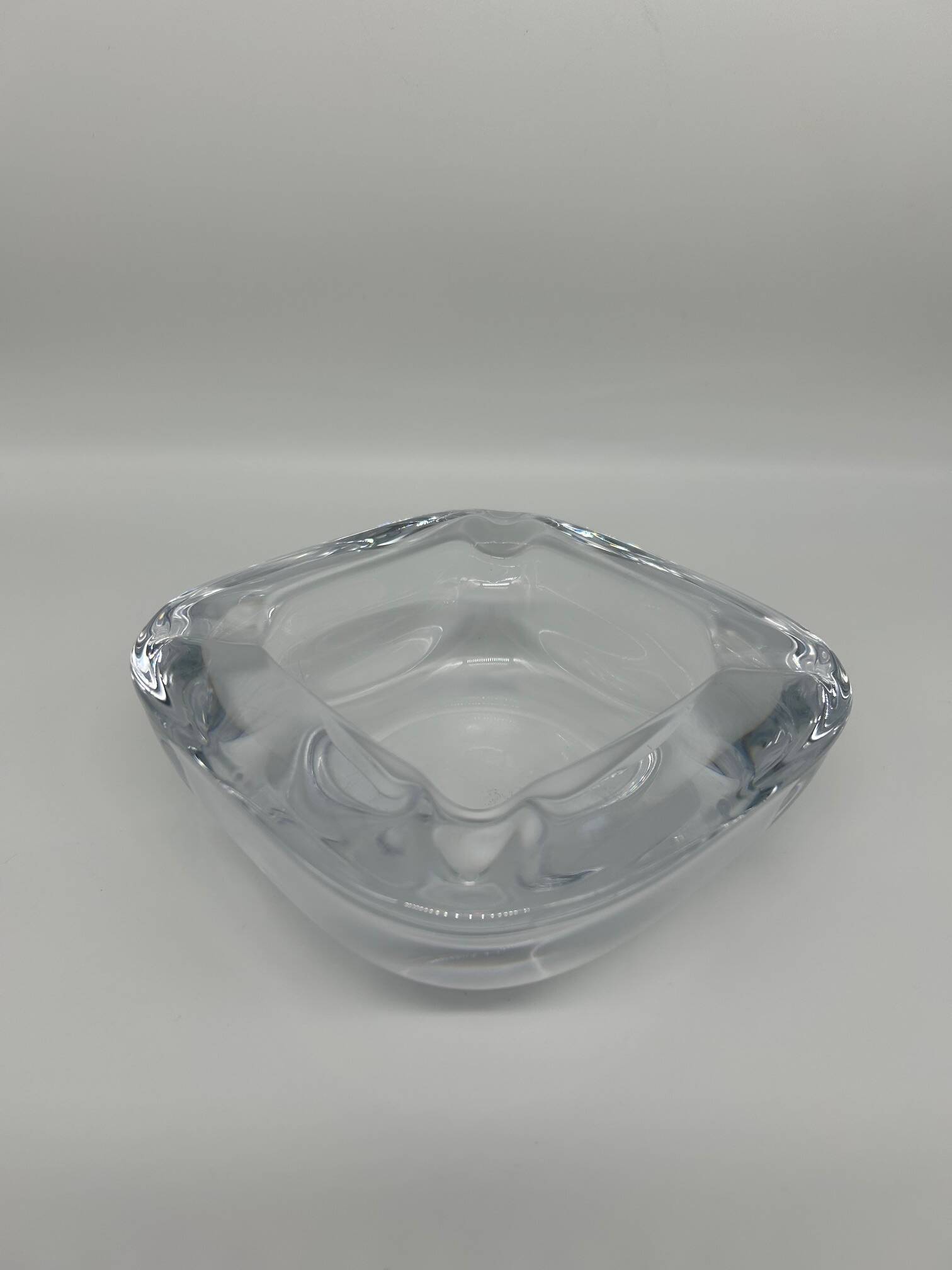 Large crystal ashtray