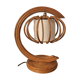 Lamp in rattan from the 1960s