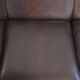 Unique sheepskin 3-seater sofa with deep colours and a distinctive design