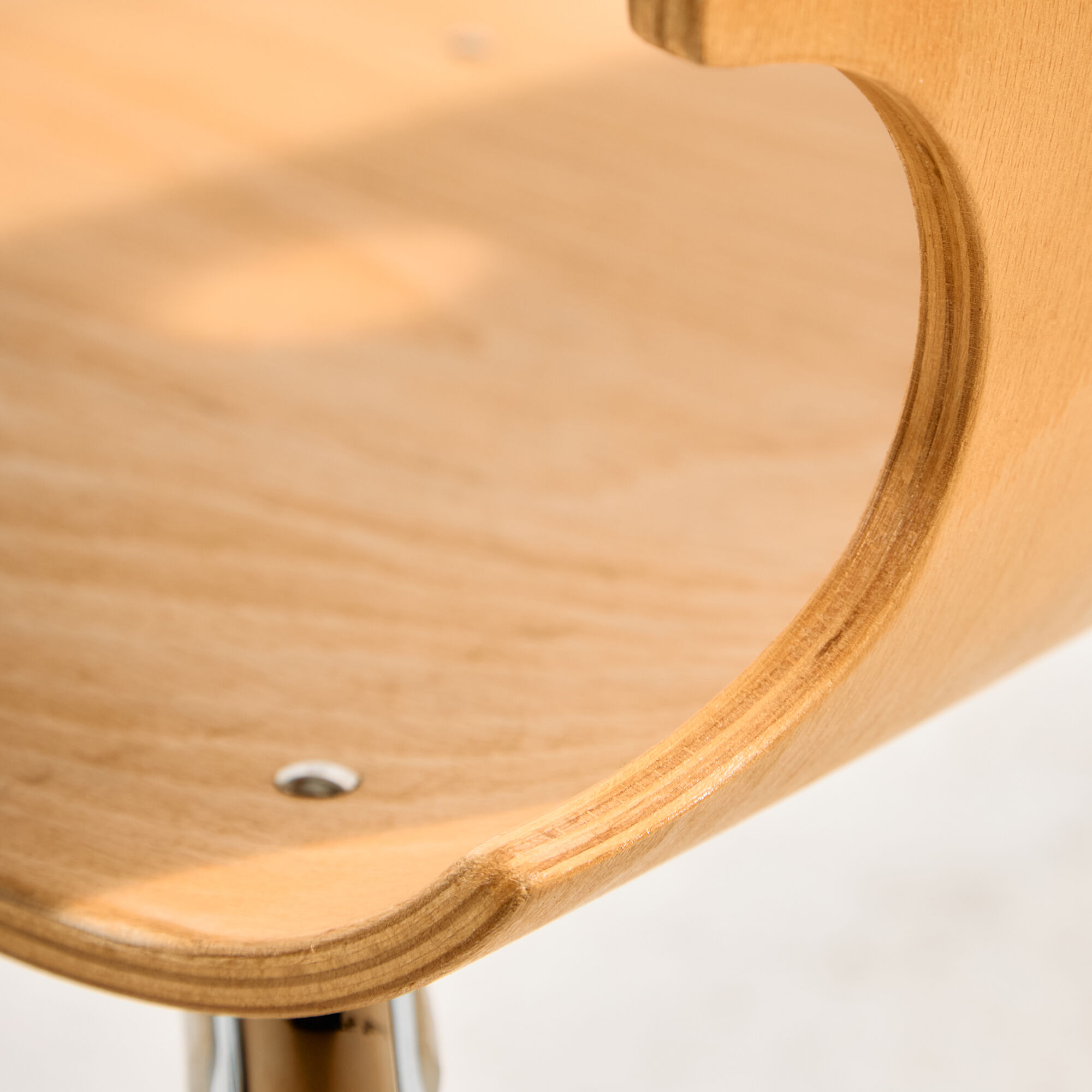 Stackable beech chair