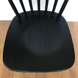 Black wooden chair
