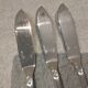 3 silver-plated fish knives by Christofle Marly, 19.8cm