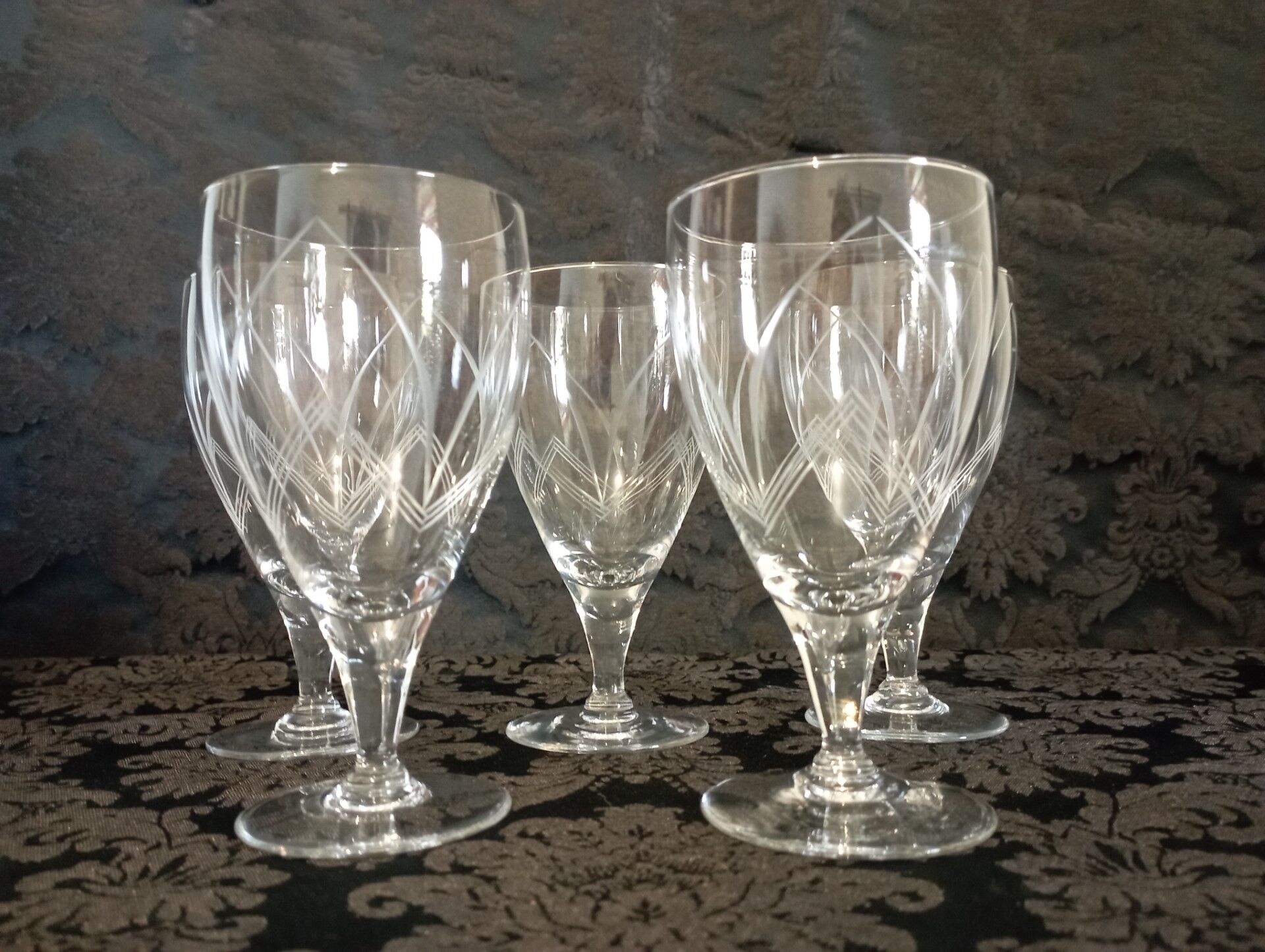 Old wine glasses