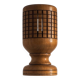 Lampe d'accent en bois vintage avec treillis