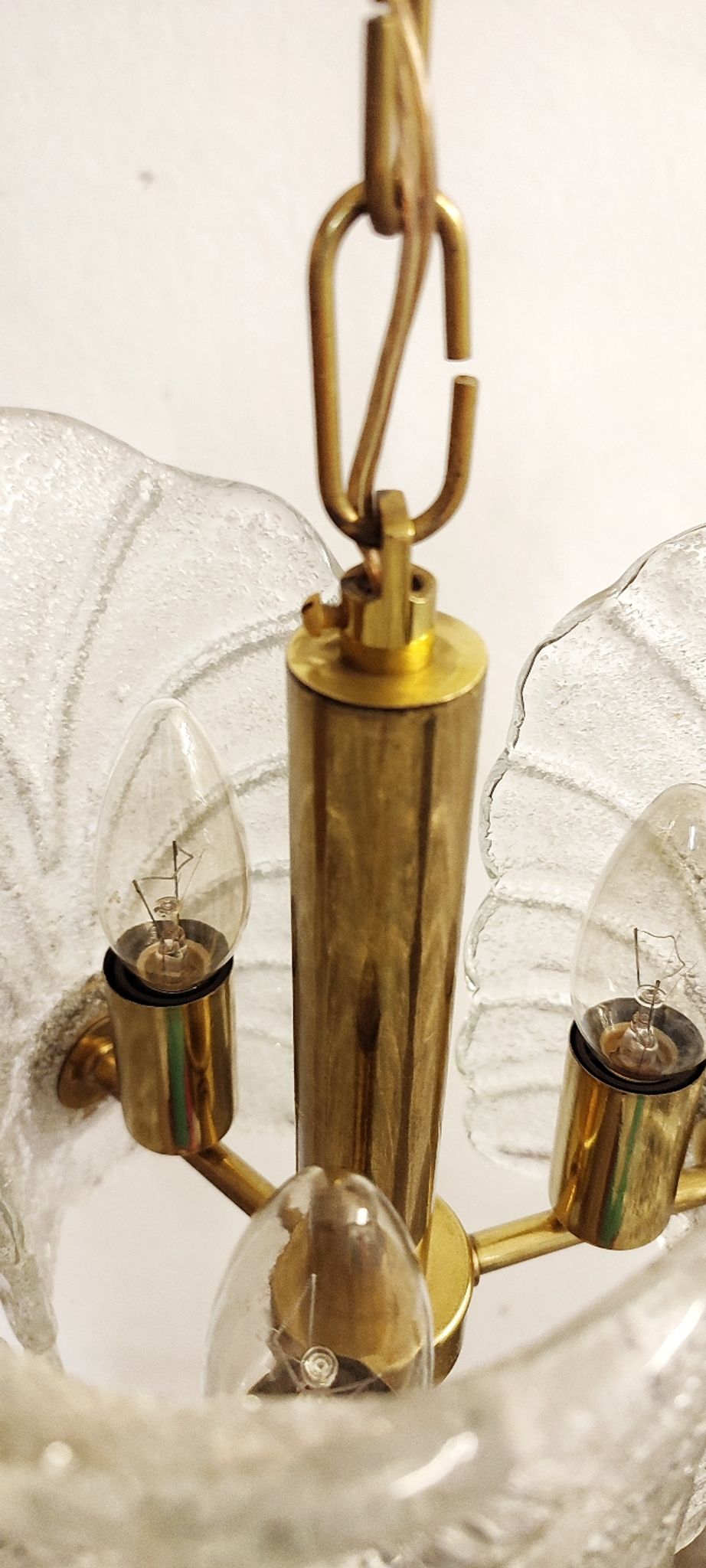 Suspension en verre de Murano, Italie, années 1970