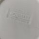 6 dessert plates Castellania – concentric orange and brown design