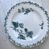 Round plate in iron earth model "richelieu" xixth
