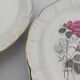 6 assiettes plates en porcelaine Digoin Sarreguemines - Modèle Sévigné