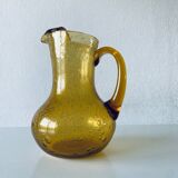 Bubble glass pitcher