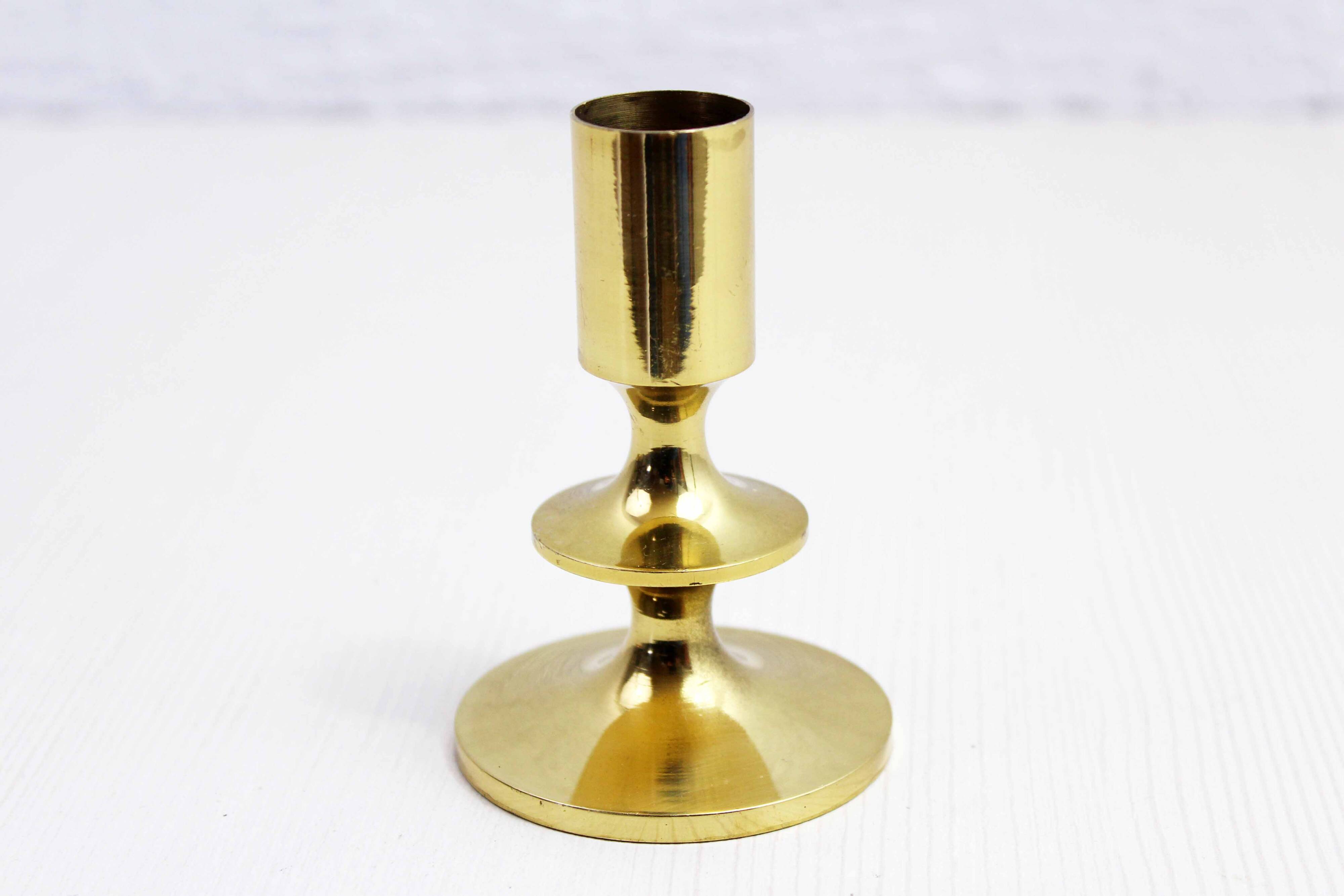 Vintage brass candle holder