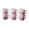 Lot of 6 arcopal mugs