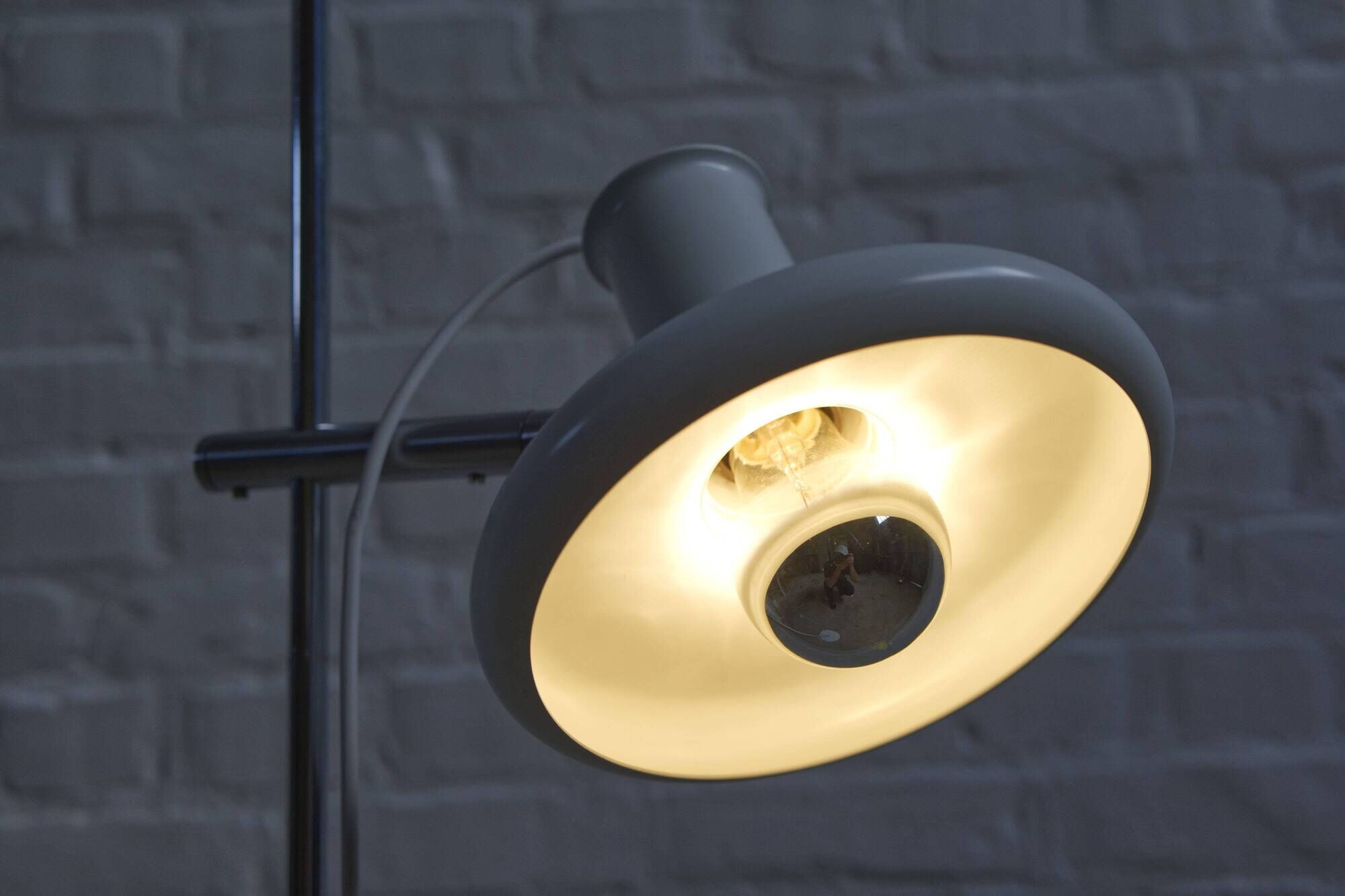 Vintage Danish floor lamp by Hans Due for Fog & Morup, 1970s