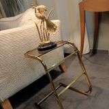 Golden side table