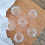 Crystal liqueur glasses from Arques